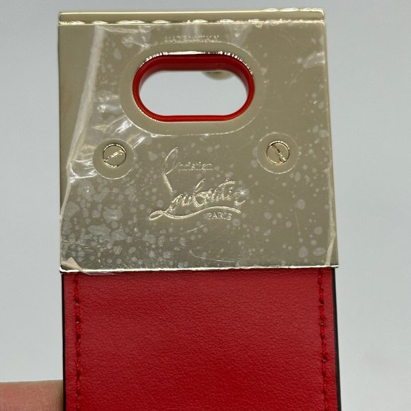 Christian Louboutin CARASKY Empire Leather Shoulder Crossbody Bucket Bag - Picture 15 of 16